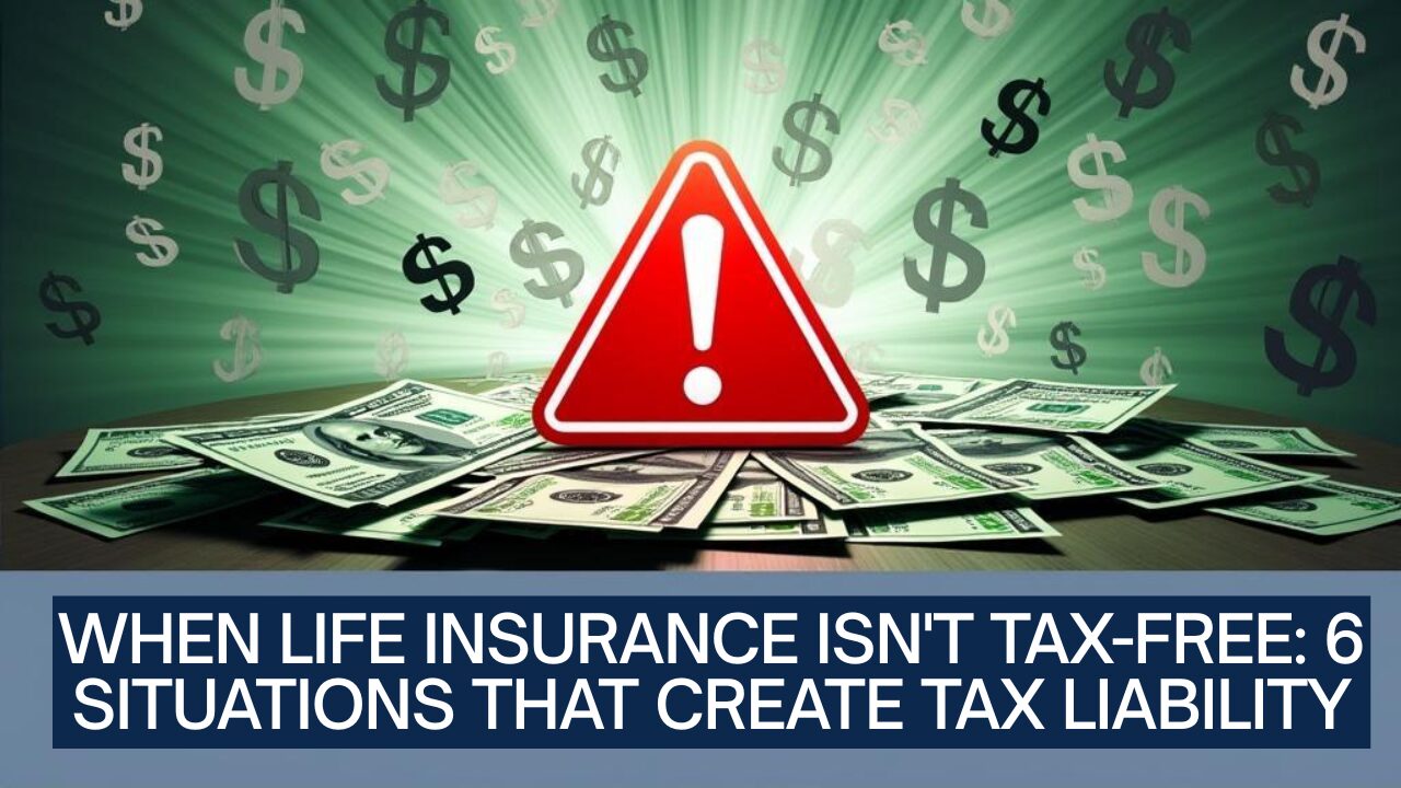 When Life Insurance Isn't Tax-Free: 6 Situations That Create Tax Liability
